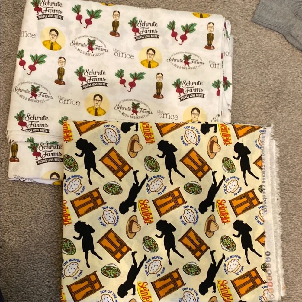 The Office Themed Fabric Set - Picture 1 of 1